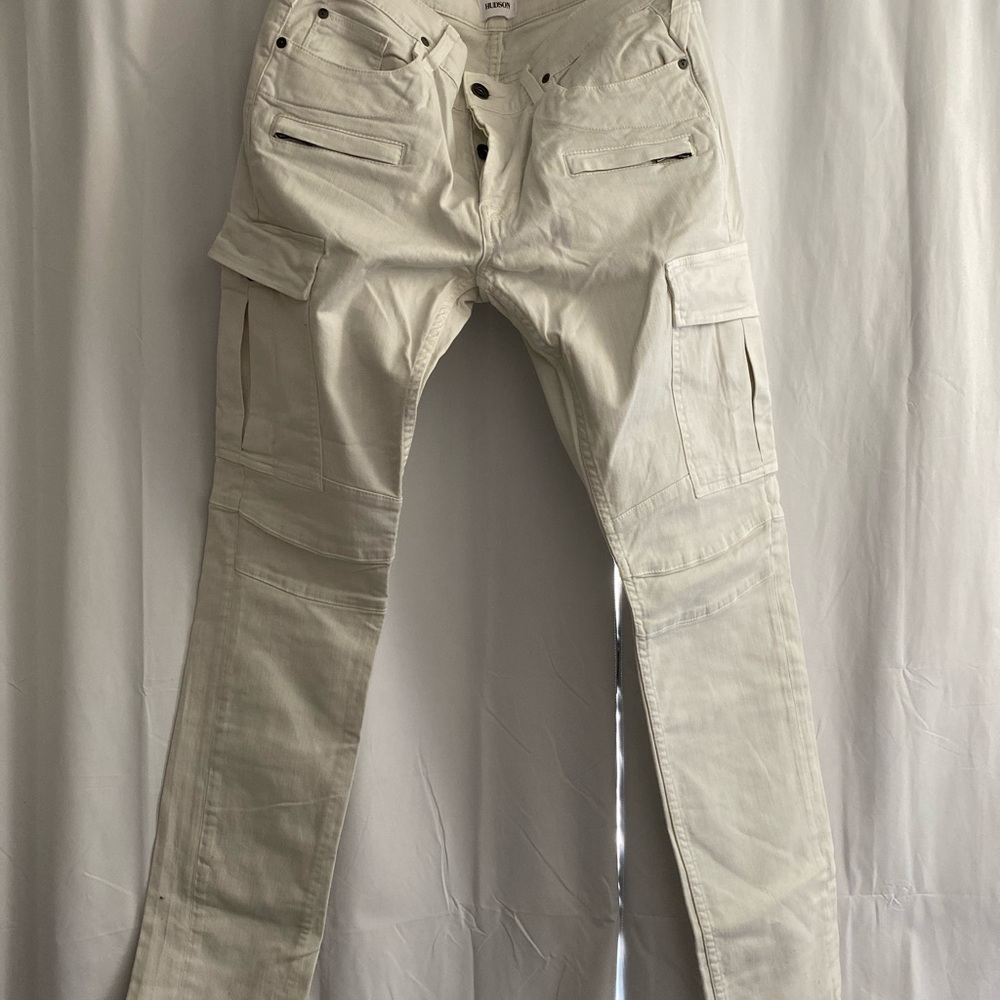 Hudson greystone white jeans Sz. 32x34.